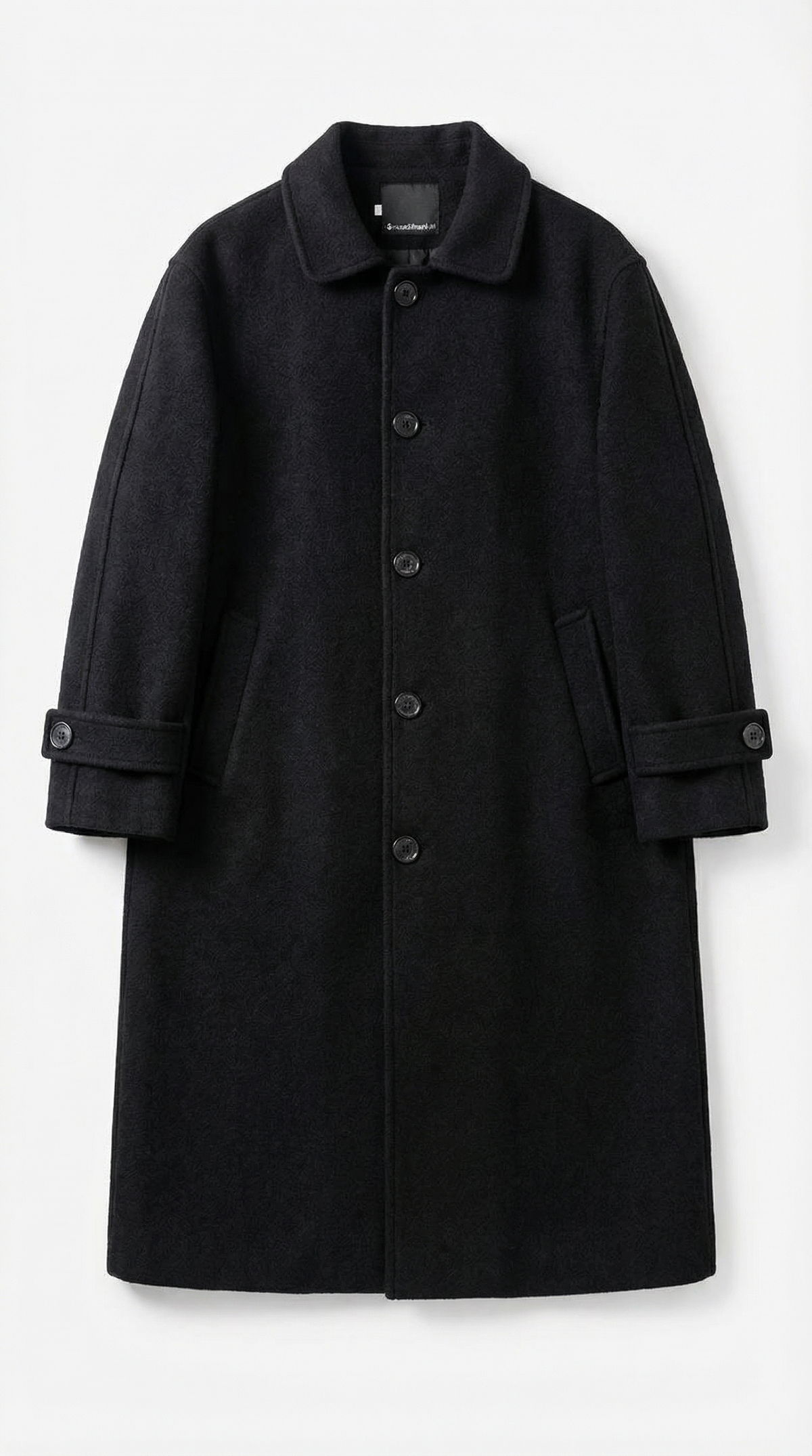 Martha – Abrigo Clásico de Invierno Negro