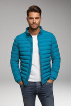 Pedro | Chaqueta Acolchada Ligera Hombre Cuello Alto Cremallera