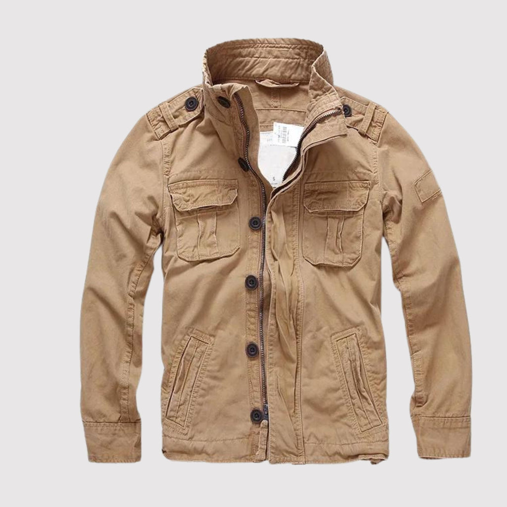 Bosco | Chaqueta Militar Hombre Algodón Bolsillos Cargo