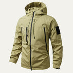 Patricio | Chaqueta Militar Hombre Impermeable con Capucha Multipocket
