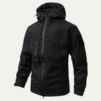 Patricio | Chaqueta Militar Hombre Impermeable con Capucha Multipocket