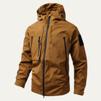 Patricio | Chaqueta Militar Hombre Impermeable con Capucha Multipocket
