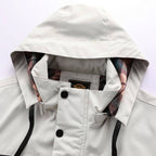 Casimiro | Chubasquero Hombre Impermeable con Capucha Multipocket