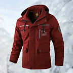 Casimiro | Chubasquero Hombre Impermeable con Capucha Multipocket