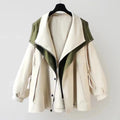 Maren | Chaqueta Impermeable Oversized Mujer Cuello Solapa