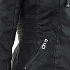 Renata | Chaqueta Motera de Polipiel Mujer con Capucha