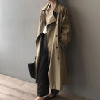 Iratxe | Gabardina Larga Mujer Doble Botonadura Impermeable