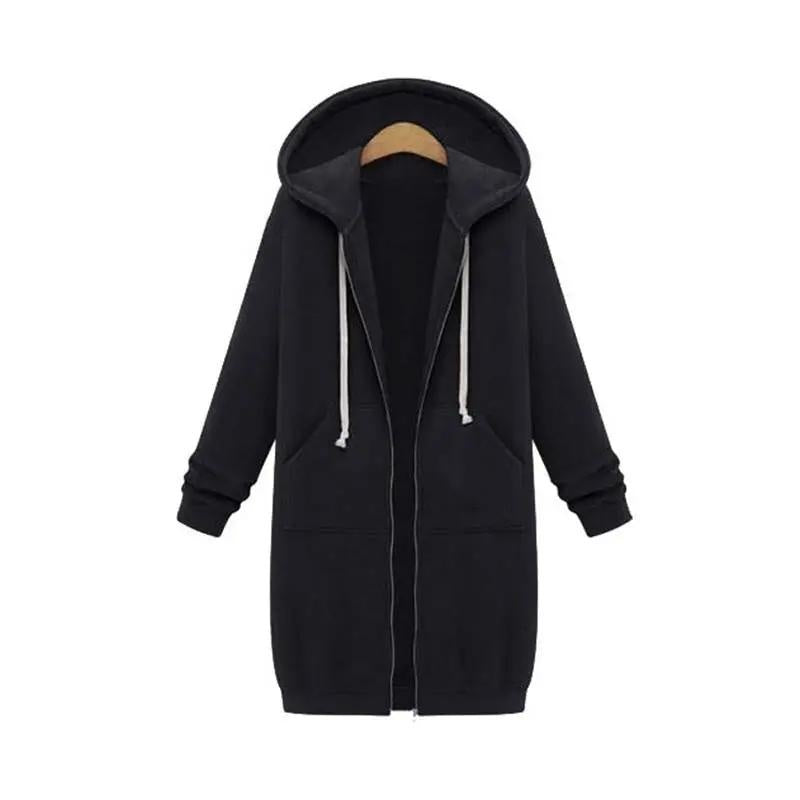 Olivia | Sudadera con Cremallera Larga Mujer con Capucha Oversize