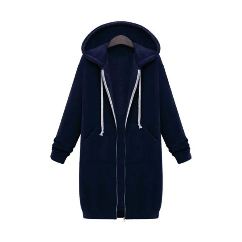 Olivia | Sudadera con Cremallera Larga Mujer con Capucha Oversize