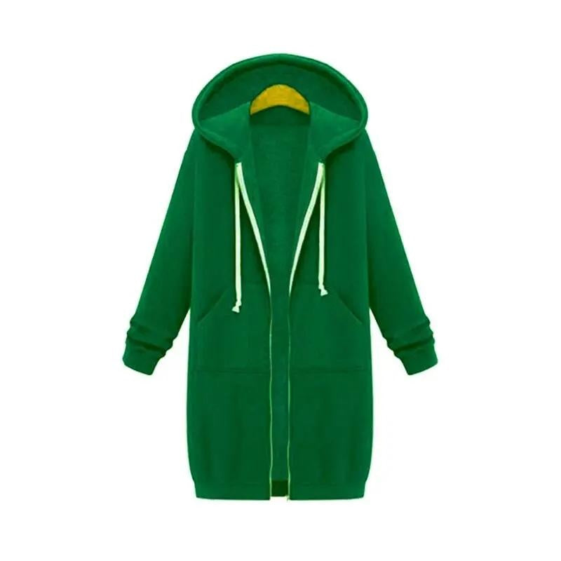 Olivia | Sudadera con Cremallera Larga Mujer con Capucha Oversize