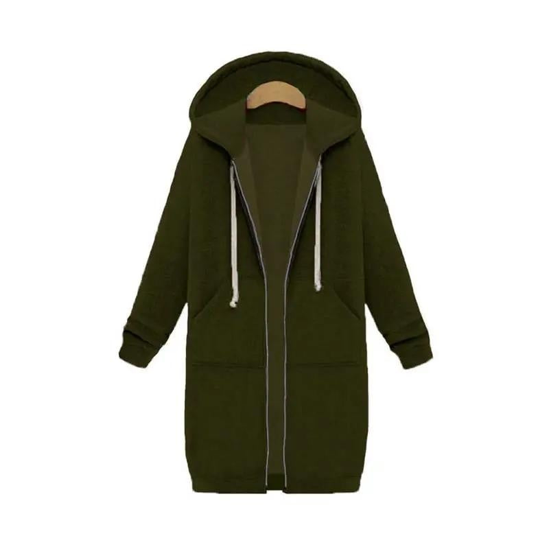 Olivia | Sudadera con Cremallera Larga Mujer con Capucha Oversize