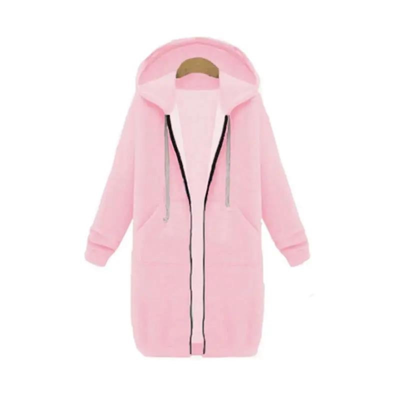 Olivia | Sudadera con Cremallera Larga Mujer con Capucha Oversize